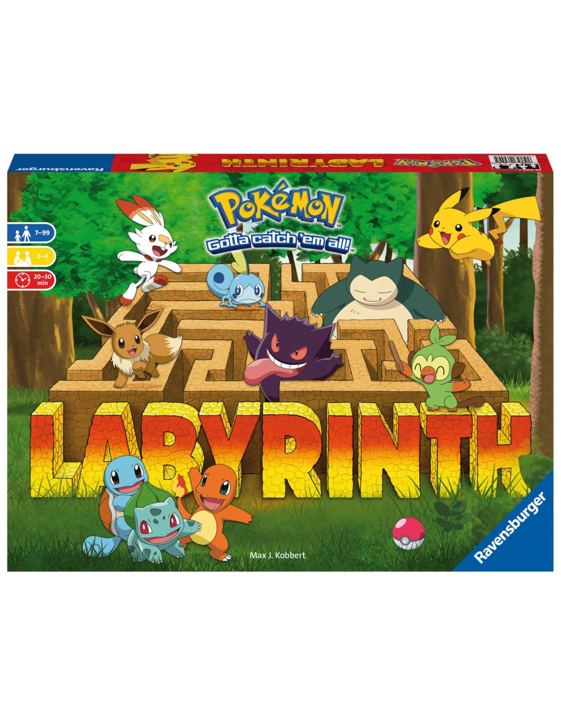 Ravensburger Pokémon Labyrinth Juego de mesa Familia