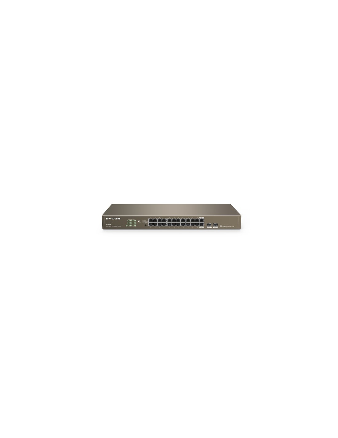 IP-COM Networks G1024F switch No administrado Gigabit Ethernet (10/100/1000) Negro