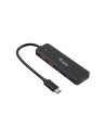 Equip 128966 hub de interfaz USB 3.2 Gen 2 (3.1 Gen 2) Type-C 10000 Mbit/s Negro