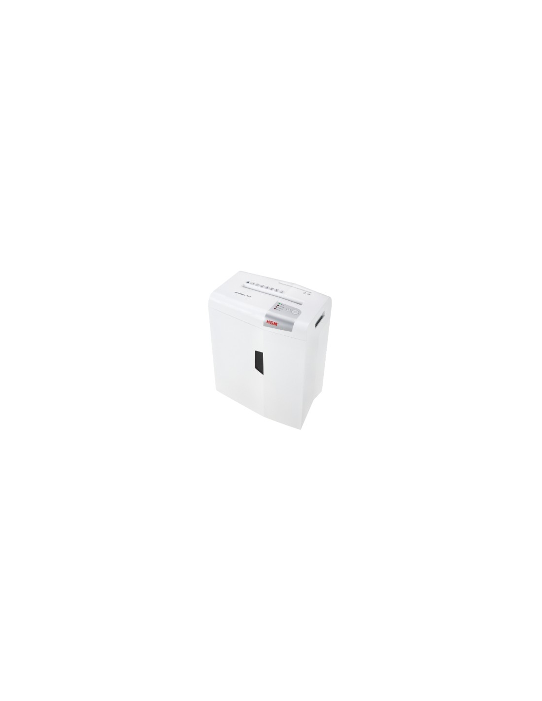 HSM X10 triturador de papel Corte en partículas 58 dB 22 cm Plata, Blanco