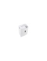 HSM X10 triturador de papel Corte en partículas 58 dB 22 cm Plata, Blanco