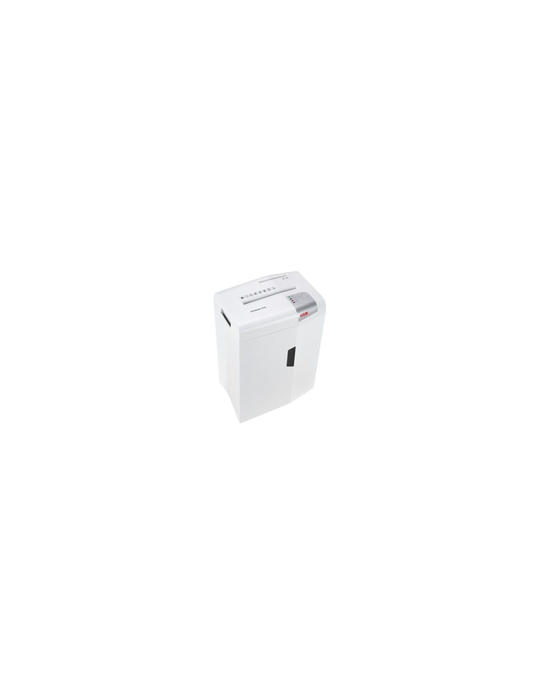 HSM X10 triturador de papel Corte en partículas 58 dB 22 cm Plata, Blanco