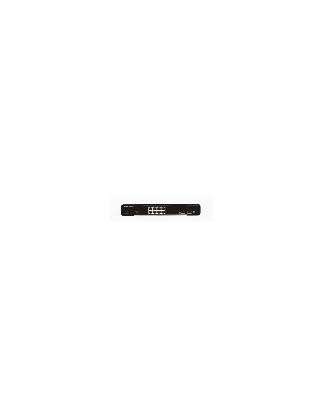 Ruijie Networks RG-NBS3100-8GT2SFP-P switch Gestionado L2 Gigabit Ethernet (10/100/1000) Energía sobre Ethernet (PoE) Negro