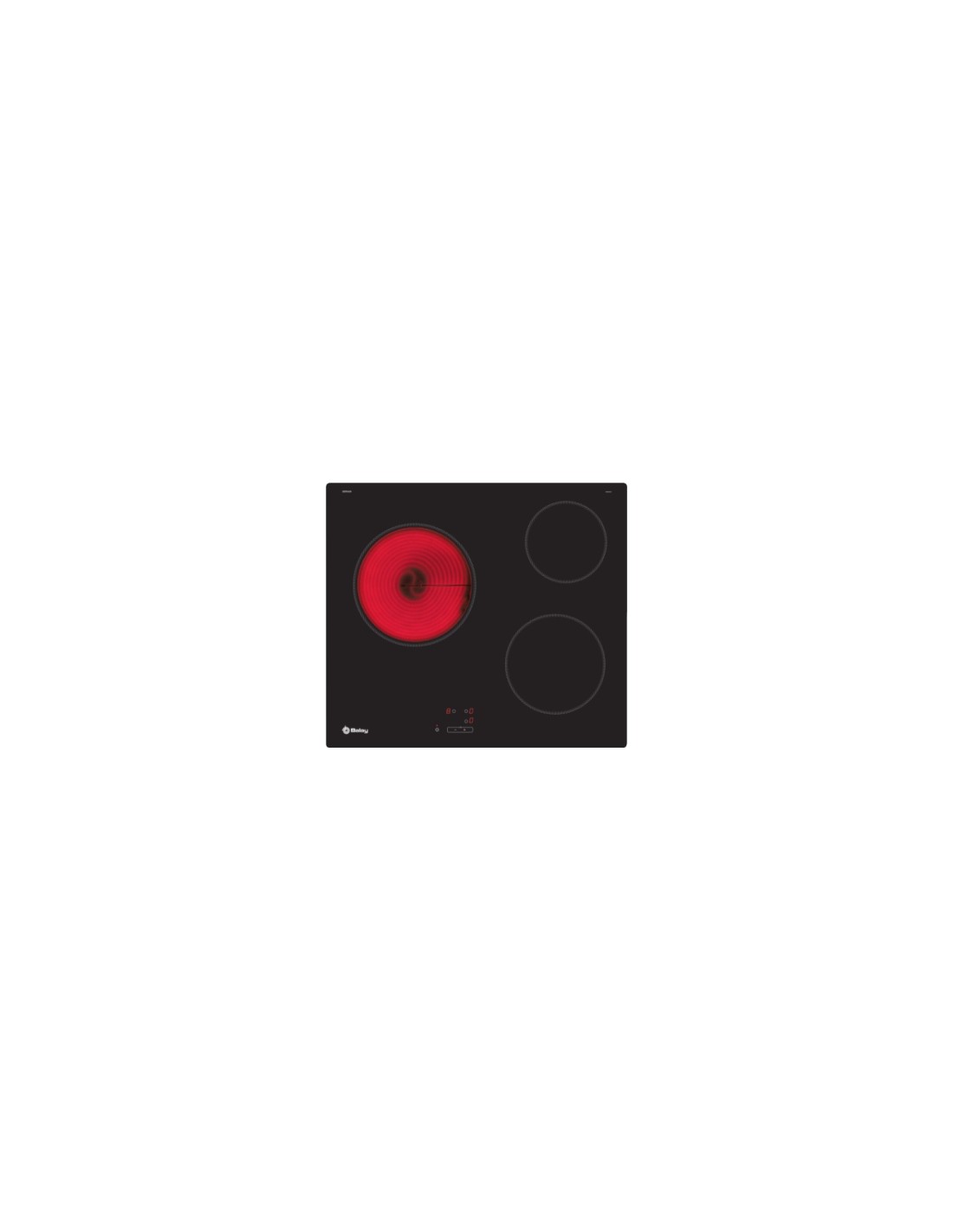 Balay 3EB764EN hobs Negro Integrado 59.2 cm Cerámico 3 zona(s)