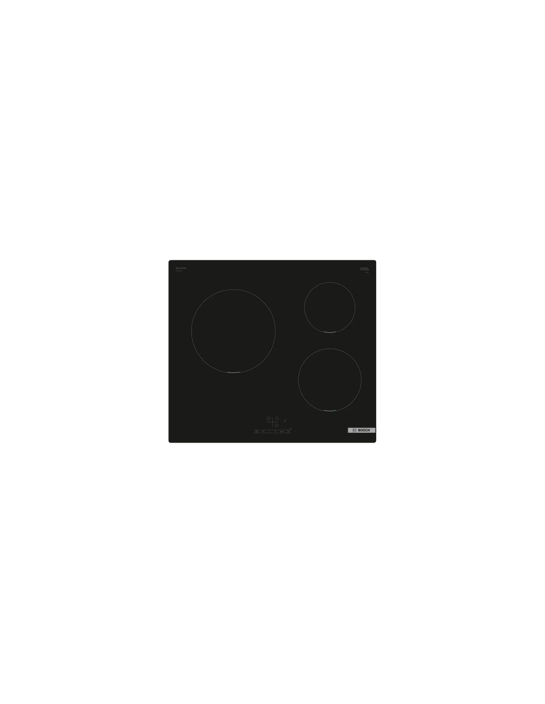 Bosch Serie 4 PUC611BB5E hobs Negro Integrado 60 cm Con placa de inducción 3 zona(s)