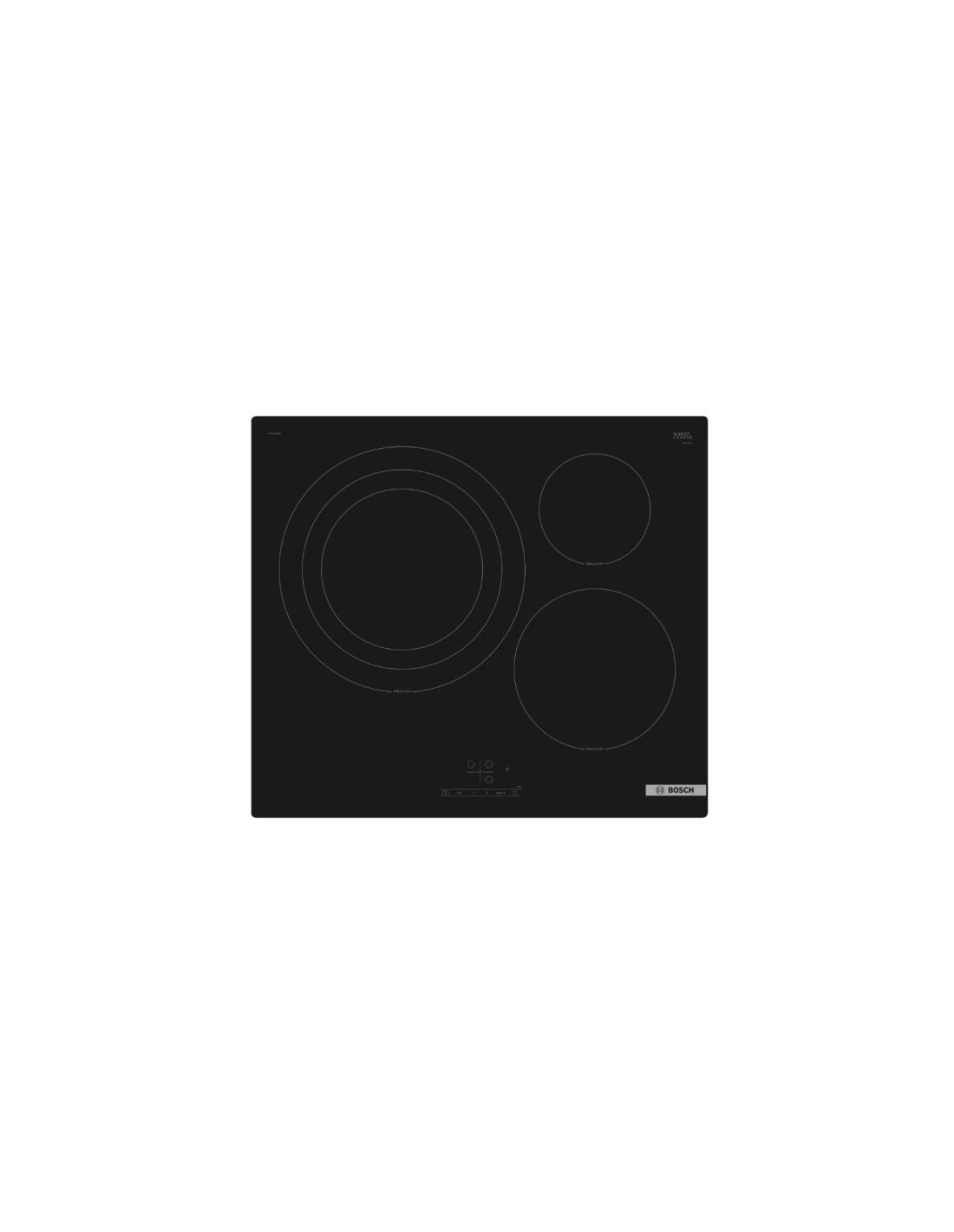 Bosch Serie 4 PID61RBB5E hobs Negro Integrado 59.2 cm Con placa de inducción 3 zona(s)