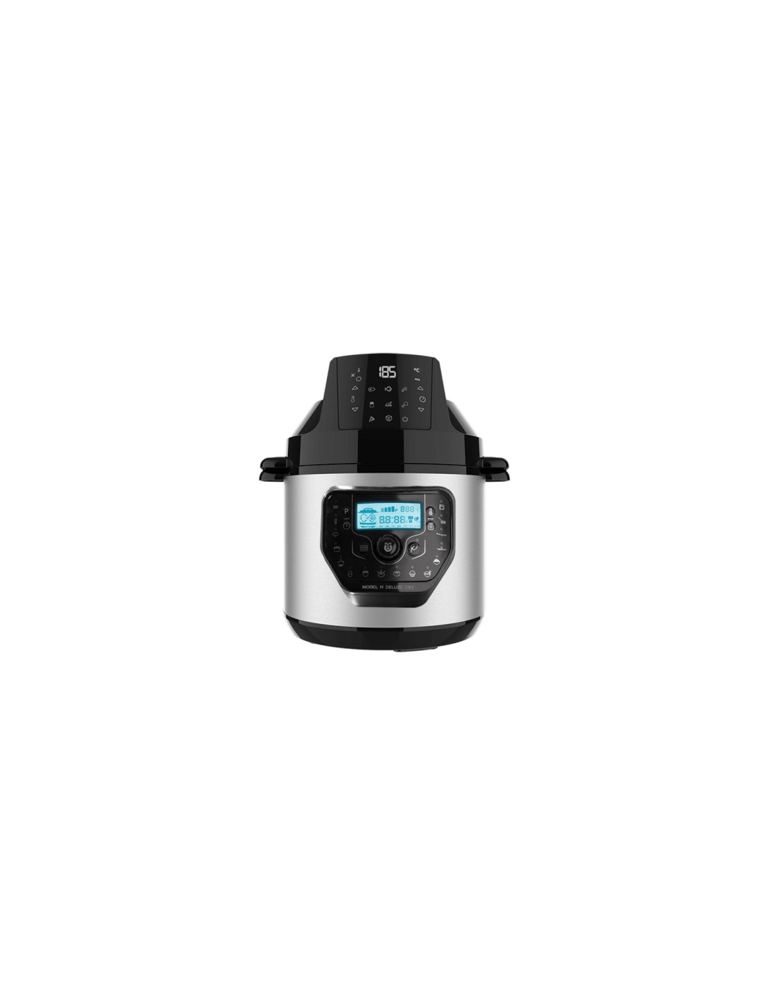 Cecotec GM H Deluxe Fry Pot 6 L Negro, Acero inoxidable