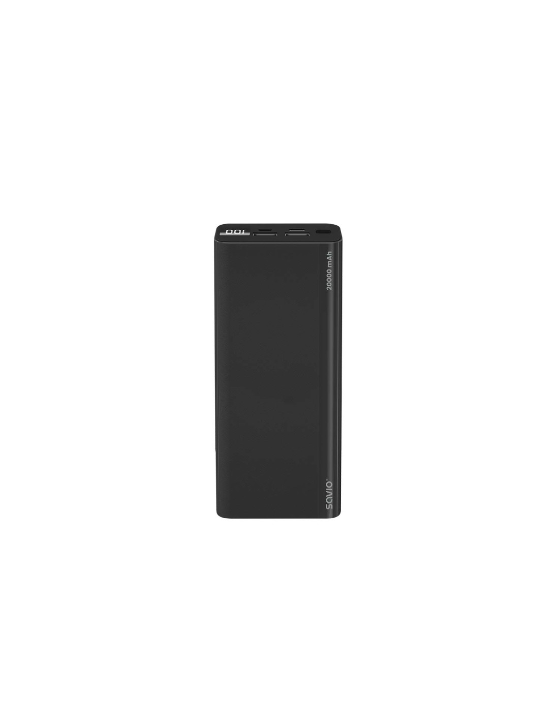 Savio power bank BA-05 20000 mAh czarny Polímero de litio Negro