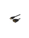 Savio CL-10 adaptador de cable de vídeo 1,5 m DVI HDMI tipo A (Estándar) Negro