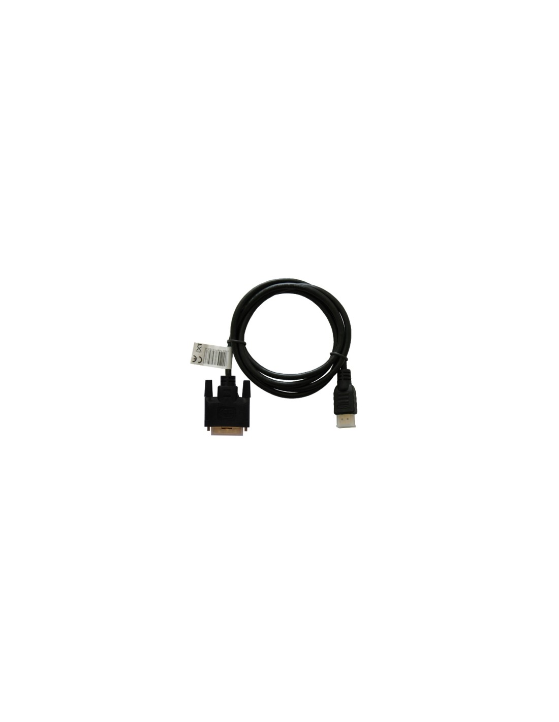 Savio CL-10 adaptador de cable de vídeo 1,5 m DVI HDMI tipo A (Estándar) Negro
