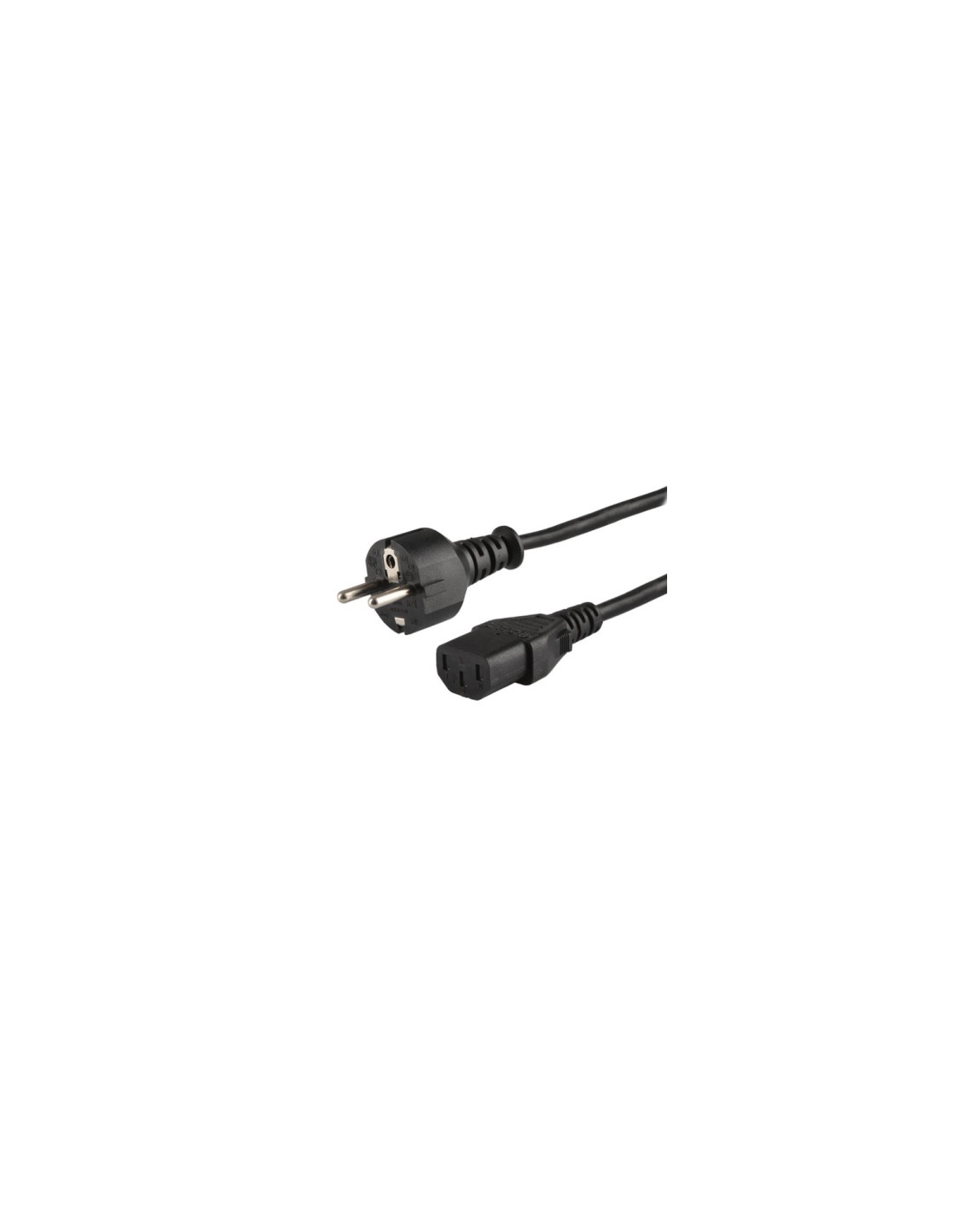 Savio CL-138 cable de transmisión Negro 1,8 m IEC C13 Enchufe tipo E