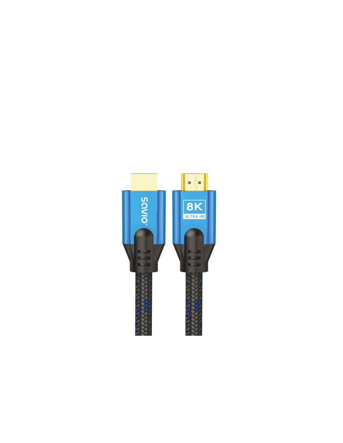 Savio HDMI (M) v2.1 cable 5m 8K copper blue-black golden tips CL-169 cable HDMI HDMI tipo A (Estándar) Negro, Azul