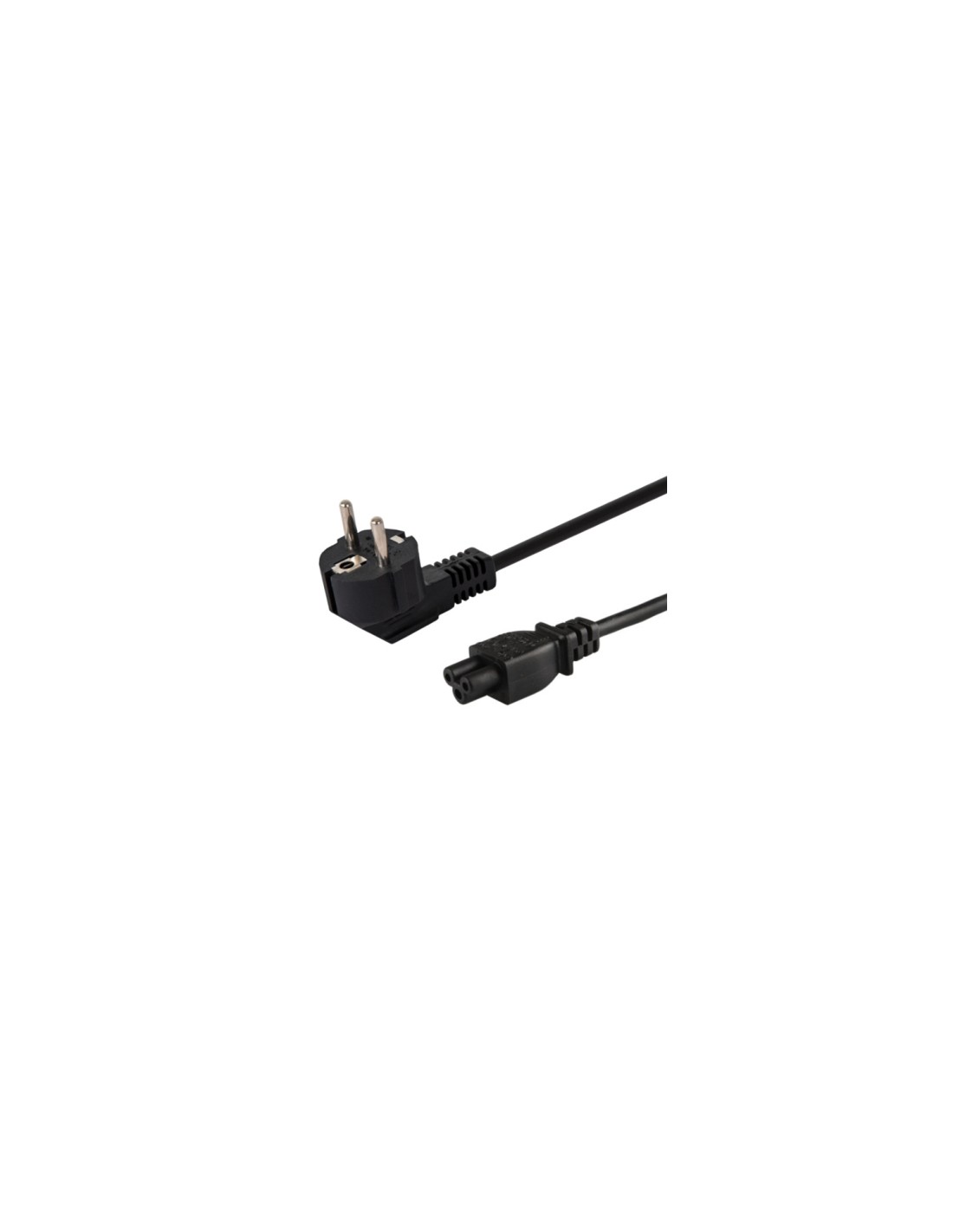 Savio CL-67 cable de transmisión Negro 1,2 m IEC Type C (3.8 mm, 1.1 mm) CEE7/7