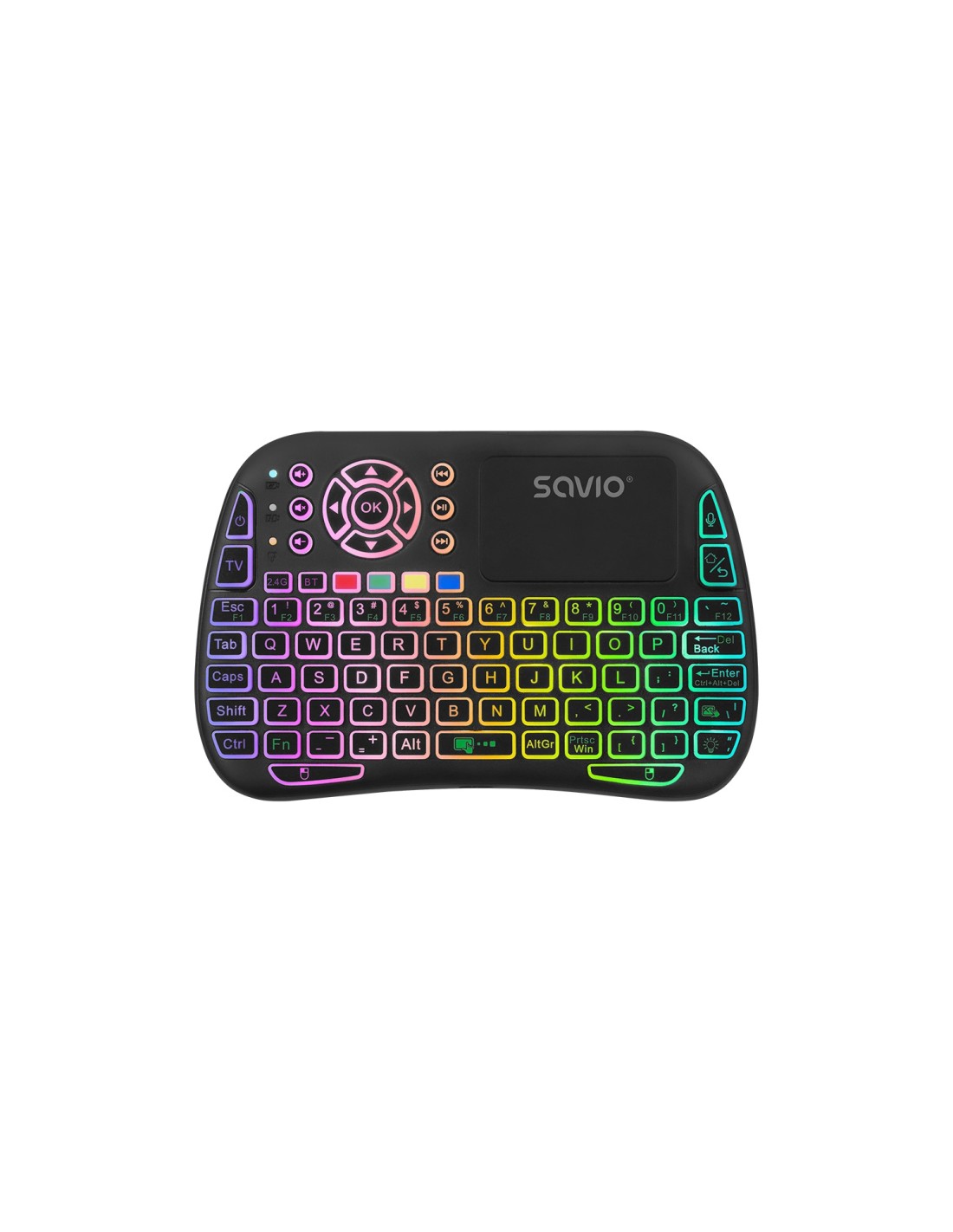 Savio SAVMKW-04 teclado para móvil QWERTY Inglés de EE. UU. USB Tipo C Negro