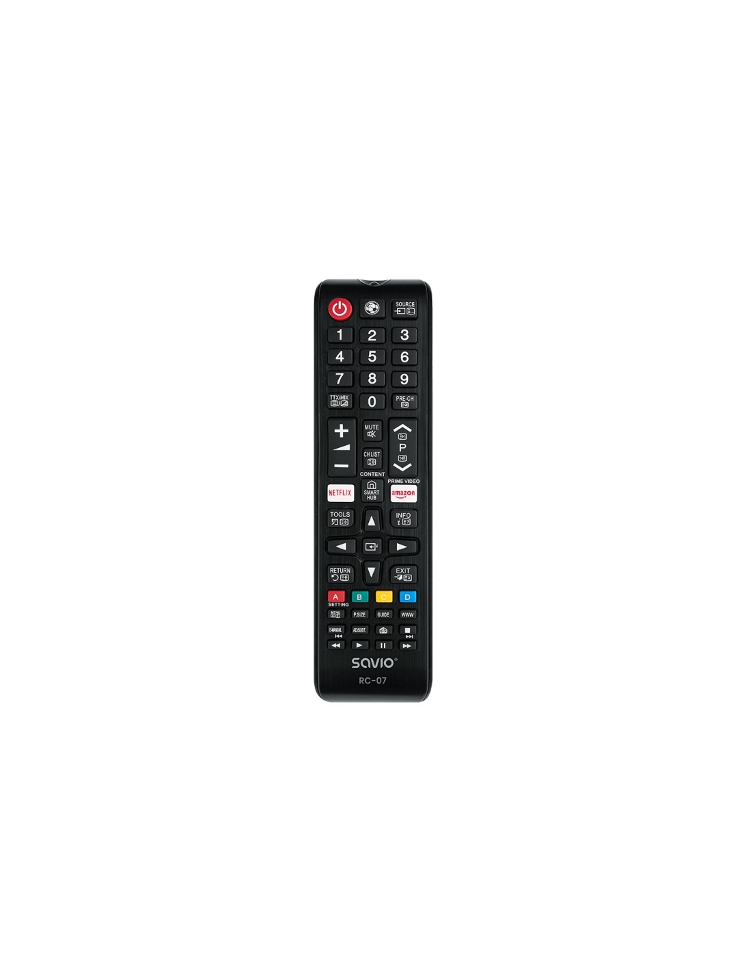 Savio RC-07 do TV Samsung mando a distancia IR inalámbrico TV, Sintonizador de TV Botones