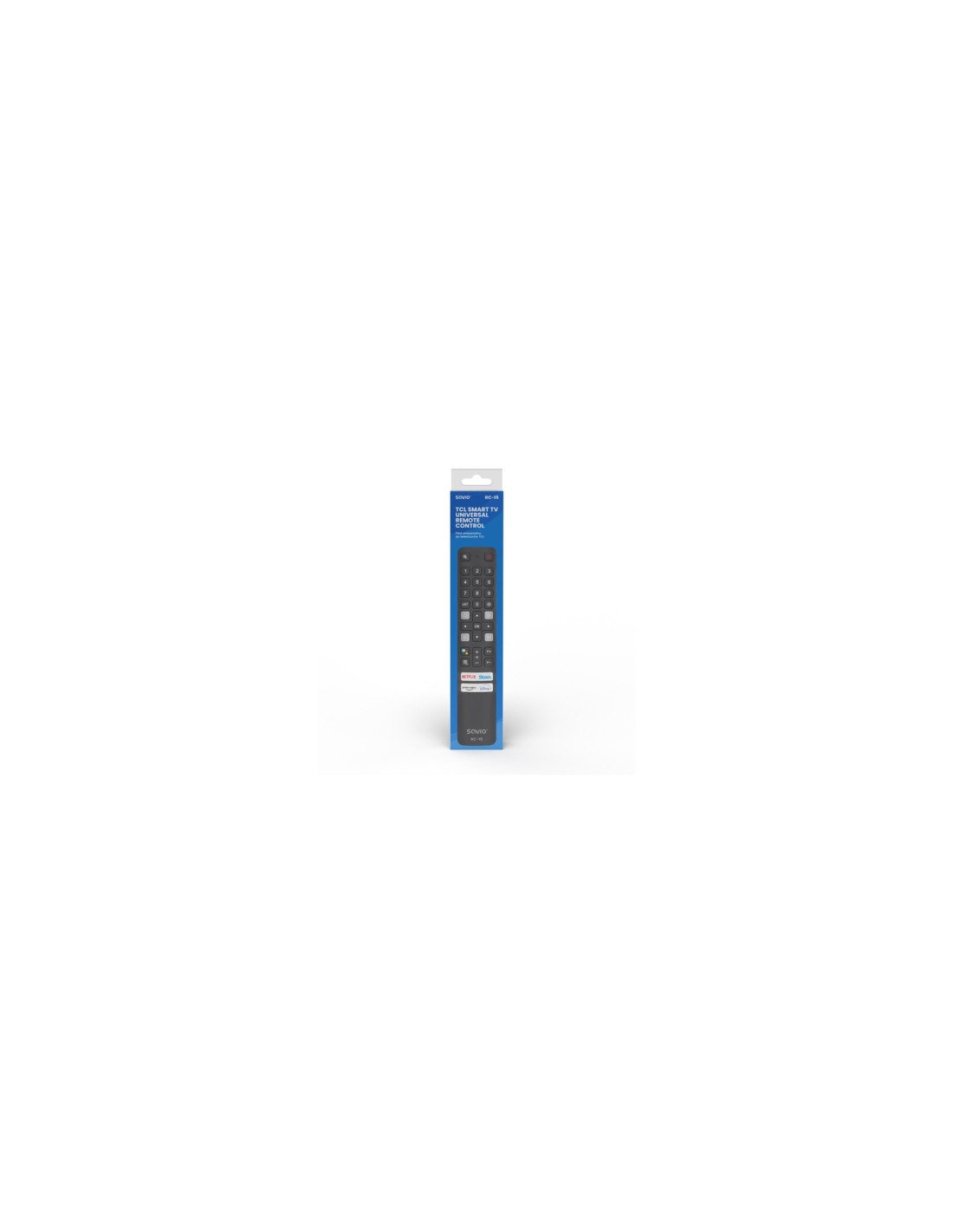 Savio RC-15 universal remote control/replacement for TCL SMART TV mando a distancia IR inalámbrico Botones
