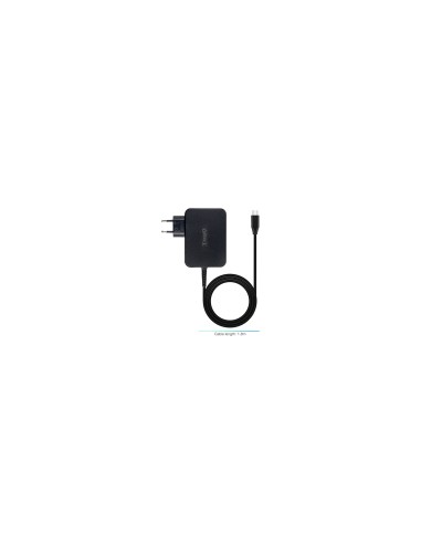TooQ Cargador de portátil GAN USB-C PD 100W, Negro