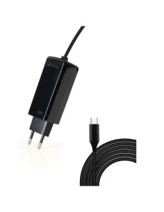 TooQ Cargador de portátil GAN USB-C PD 90W, Negro