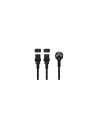 Nanocable Cable de Alimentación CEE7/M a 2xC13/H, Negro, 3 m