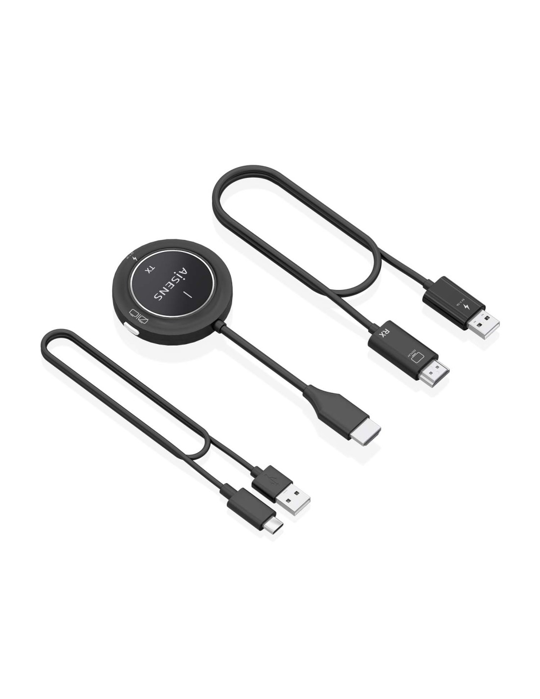 AISENS HDMI Inalambrico 1080P 30m, Negro
