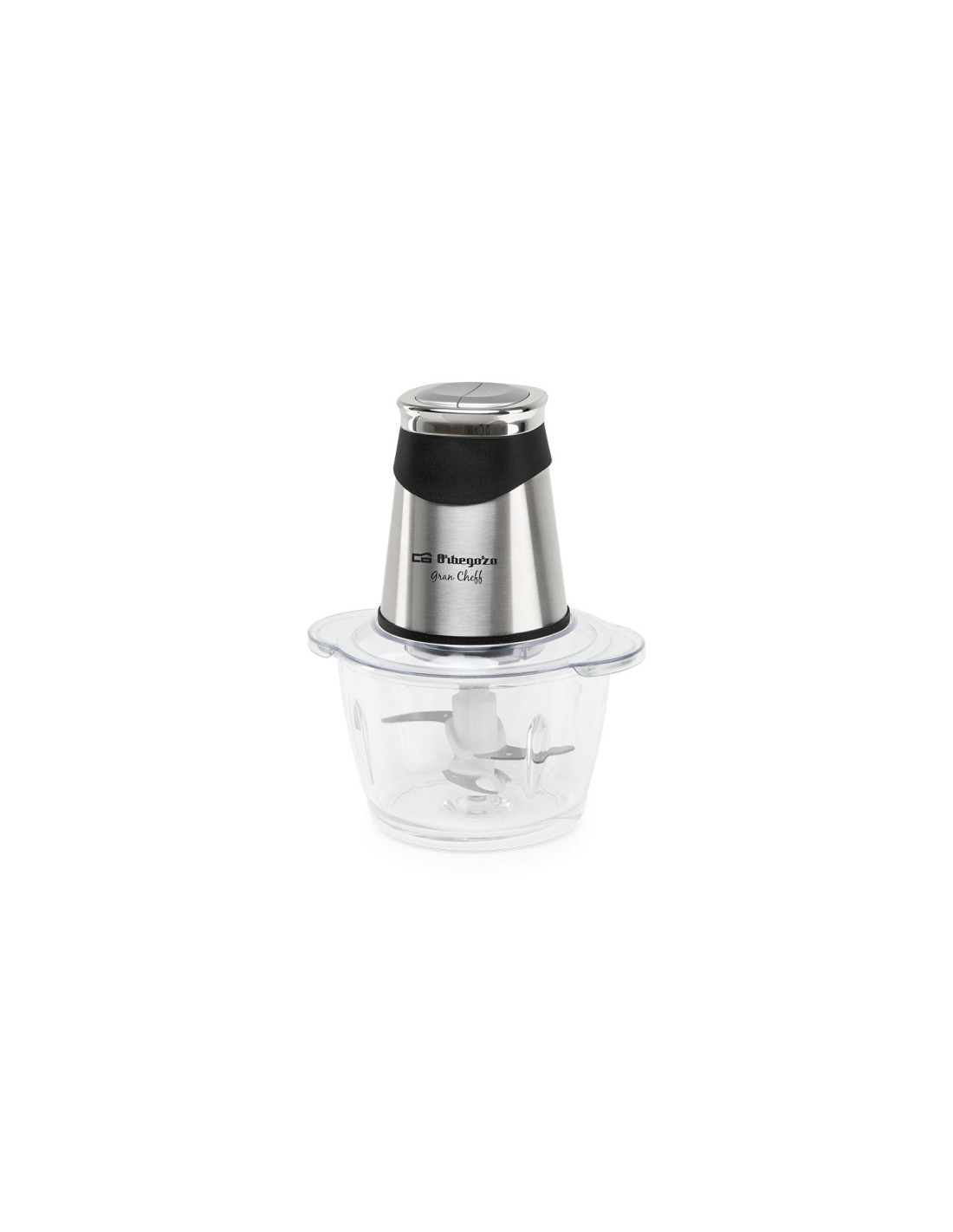 Orbegozo MC 4650 picadora eléctrica de alimentos 1,2 L 500 W Negro, Plata