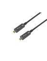 Equip 119461 Cable óptico activo USB-C a C, M/M, 5,0m, PD 60W, 4K/60Hz, 10Gbps, Vídeo+Datos+PD