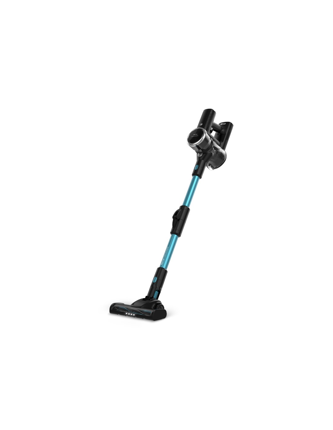 PRIXTON Flex Ultimate Aspiradora escoba 2 en 1 Batería Secar HEPA Sin bolsa 0,65 L 350 W Negro, Turquesa 2,5 Ah