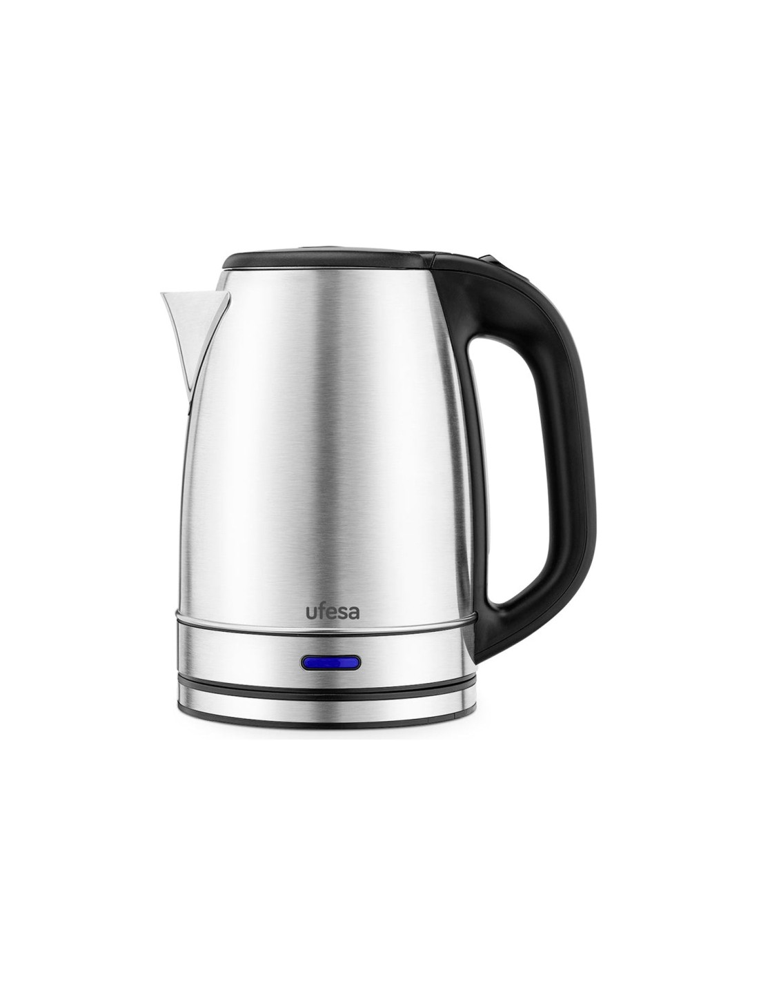Ufesa Resia tetera eléctrica 1,7 L 2200 W Negro, Acero inoxidable