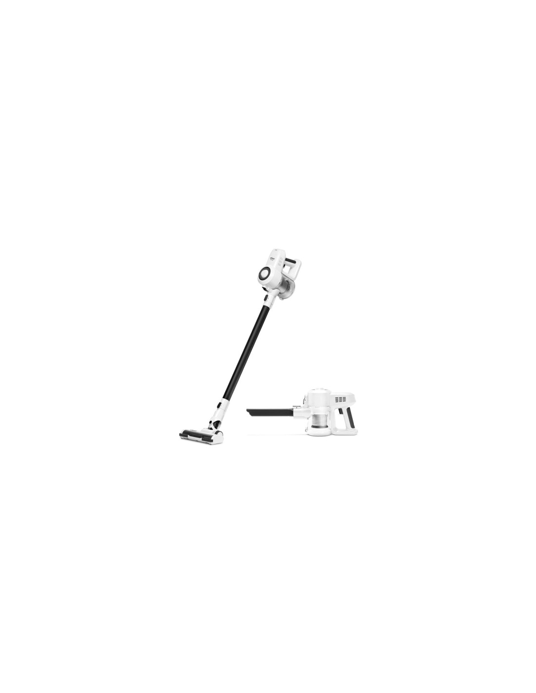 Ufesa 81405765 aspiradora de pie y escoba eléctrica Aspiradora escoba 2 en 1 Batería Secar HEPA Sin bolsa 13,5 W Negro, Blanco