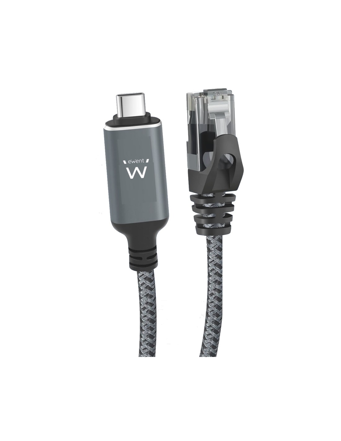 Ewent EC2000 cable de red Negro, Gris 1 m Cat6