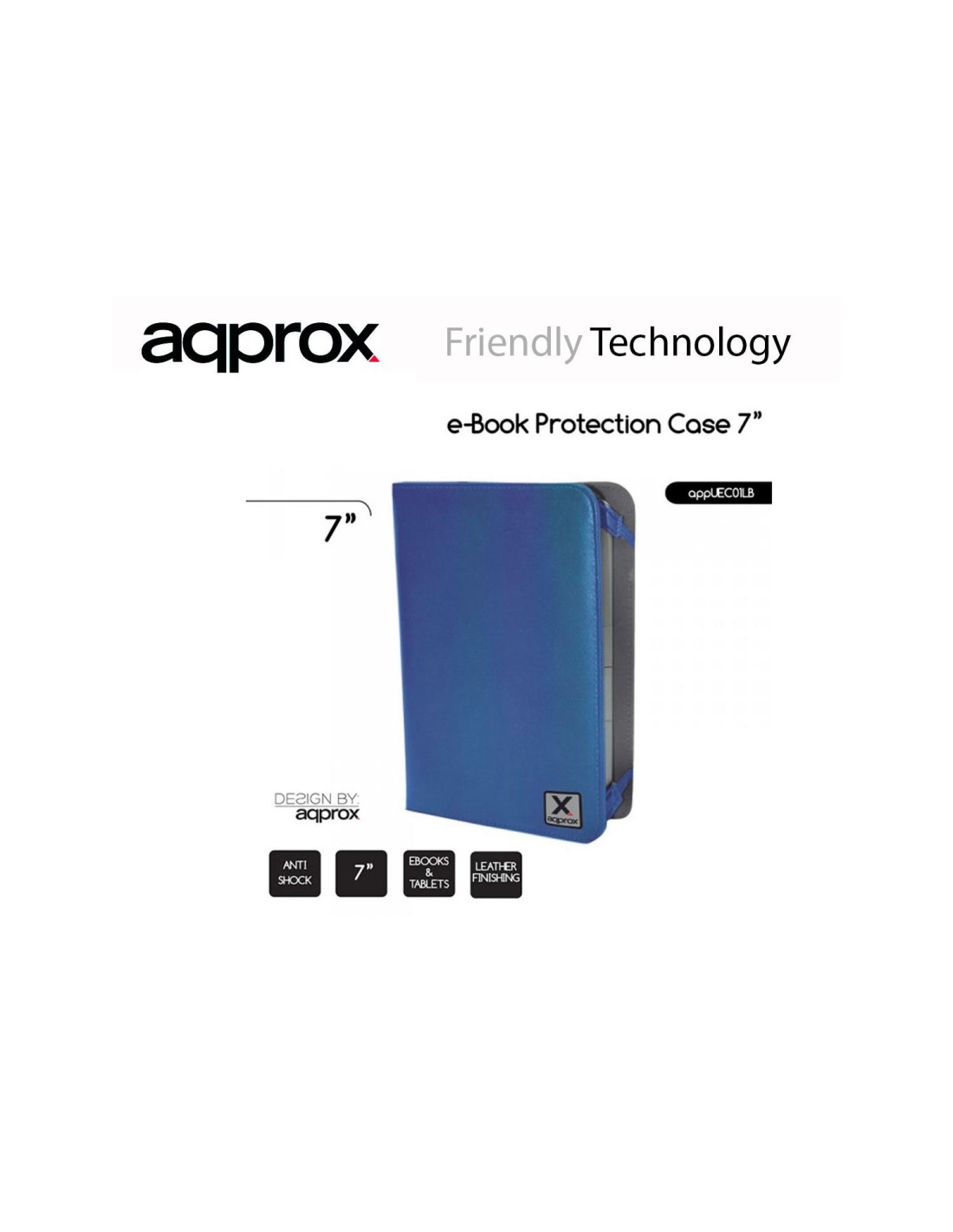 FUNDA APPROX TABLET 7p AZUL APPUEC01LB