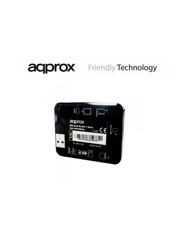 APPROX APPCRDNIB MULTILECTOR DNI-E EXTERNO USB 2.0 NEGRO