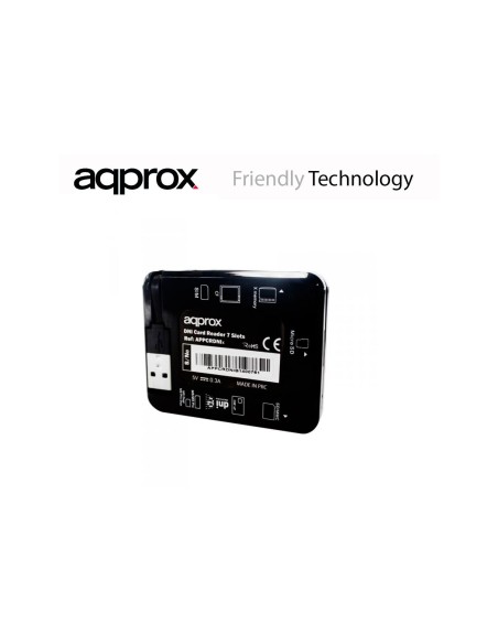 APPROX APPCRDNIB MULTILECTOR DNI-E EXTERNO USB 2.0 NEGRO