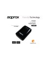 BATERIA EXTERNA APPROX 7800 mAh 2A NEGRO APPPB7800BK*
