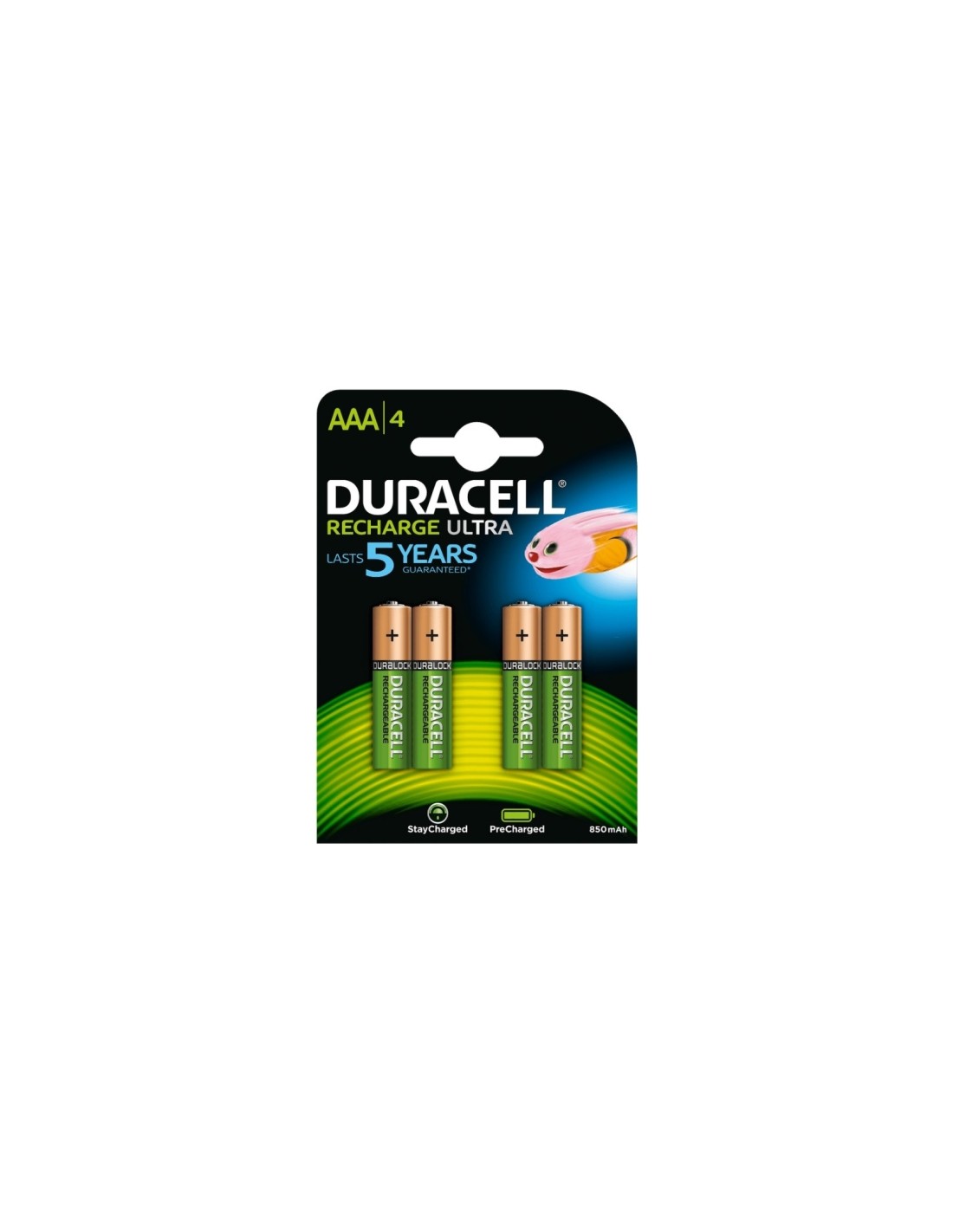 PILAS DURACELL RECARGABLE AAA HR03 DURDLLR03P4B