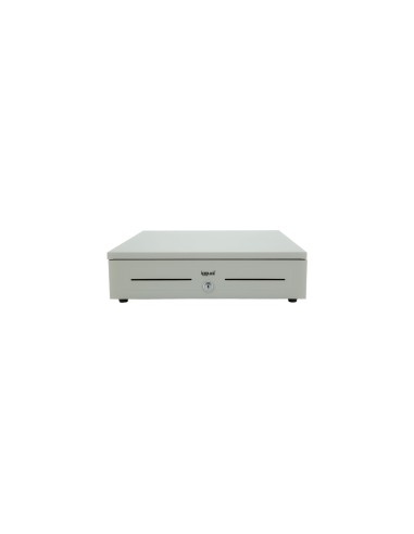 iggual Cajón portamonedas IRON-10W 38cm 4+6 blanco