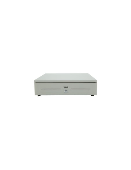 iggual Cajón portamonedas IRON-10W 38cm 4+6 blanco