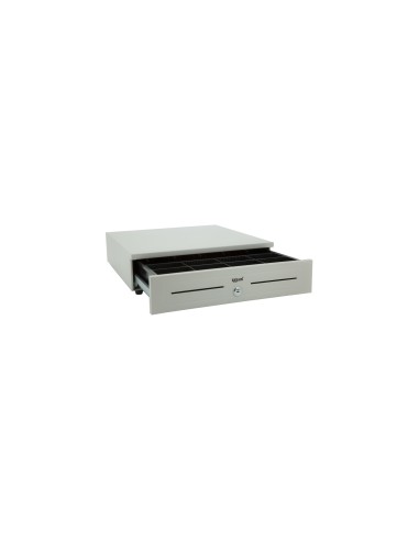 iggual Cajón portamonedas IRON-10W 38cm 4+6 blanco