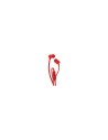 AURICULARES INTRAUDITIVOS JBL PURE BASS DRIVERS 9MM CABLE PLANO FUNCION MANOS LIBRES ROJO JBLT110RED