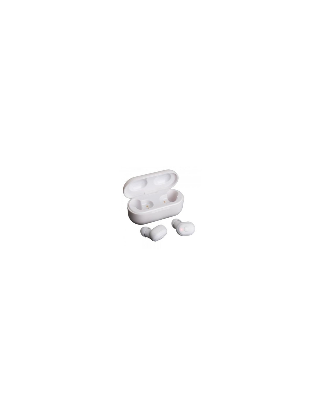 AURICULARES BLUETOOTH FONESTAR BT 5.0 BATERIA RECARGABLE ESTUCHE DE CARGA 600MAH FUNC MANOS LIBRES BLANCO TWINS-2B