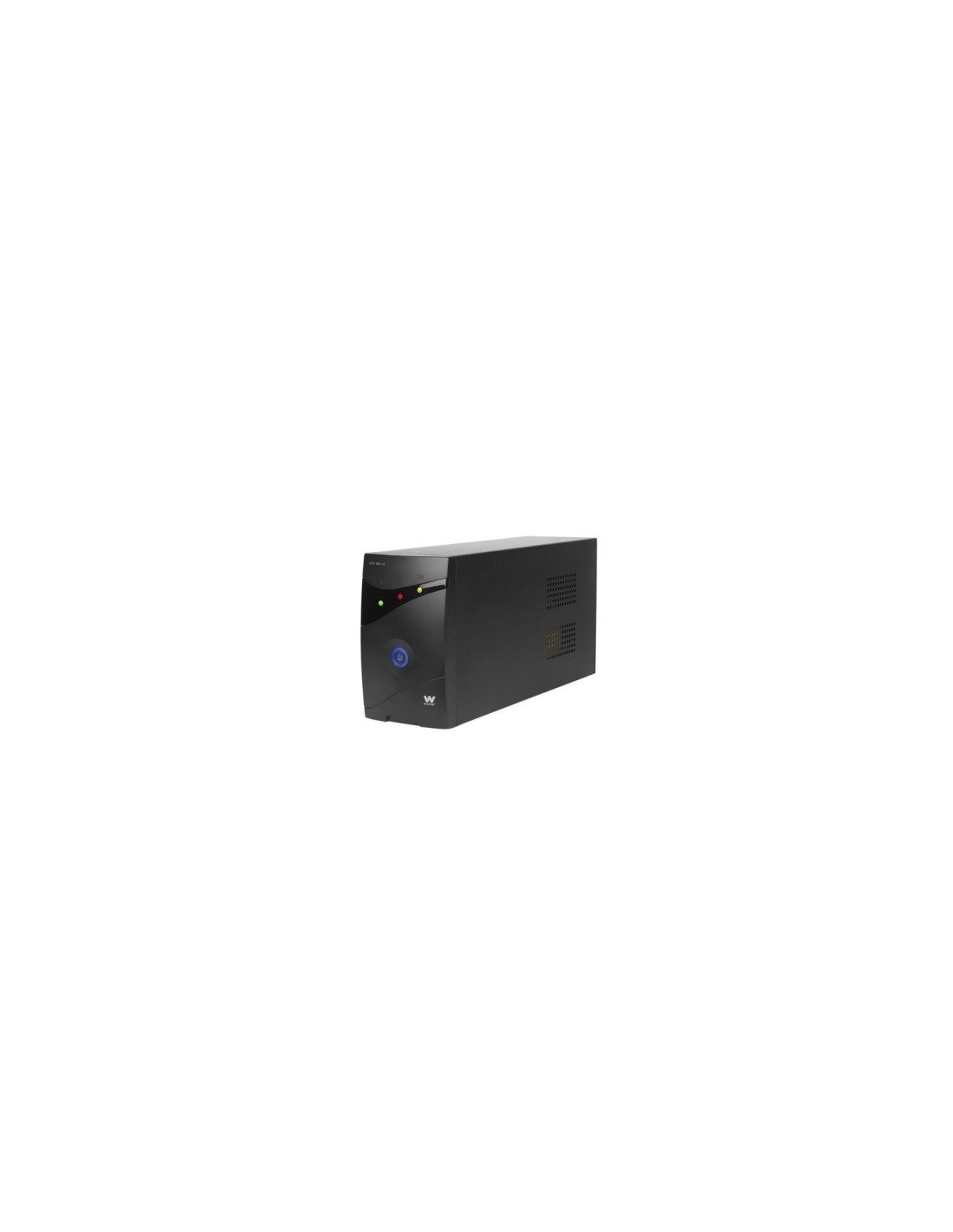 SAI LINEA INTERACTIVA WOXTER UPS 800 VA 480W 2XSCHUKO DISPLAY LED FUNCION AVR CARCASA METALICA NEGRA PE26-063