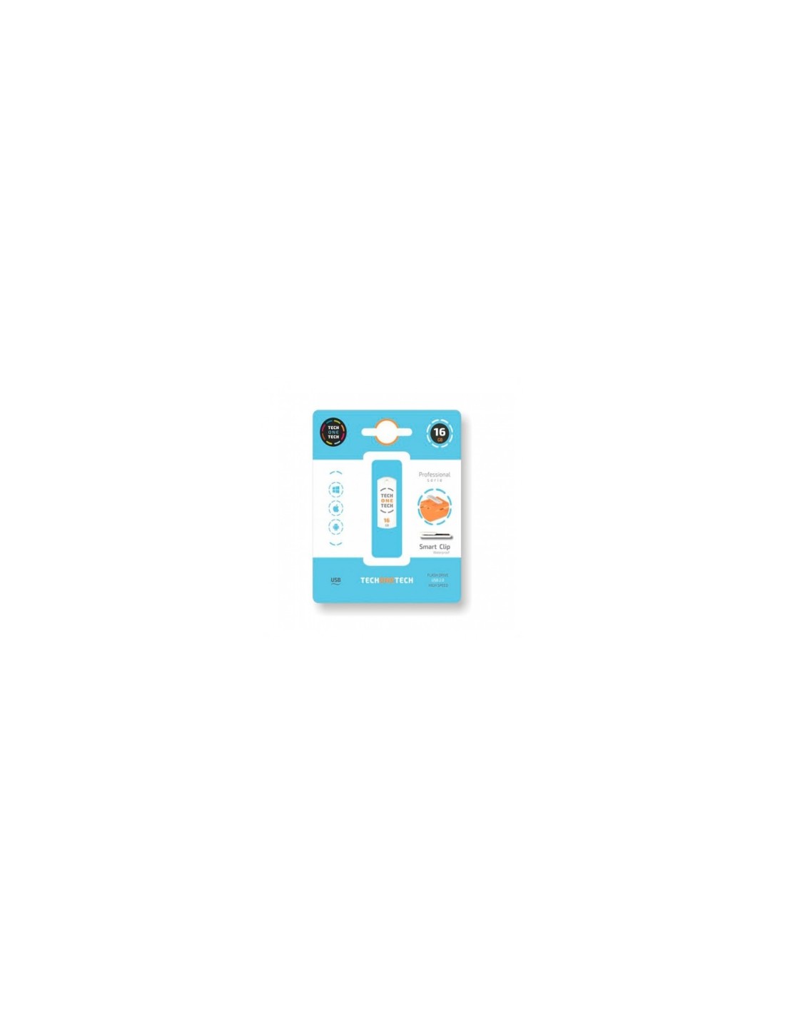 PENDRIVE TECH ONE TECH SMART CLIP 16GB TEC3004-16
