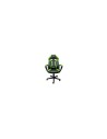 Silla gamer woxter stinger station alien piston clase 4 eje de acero reposabrazos cojin lumbar negro verde GM26-056