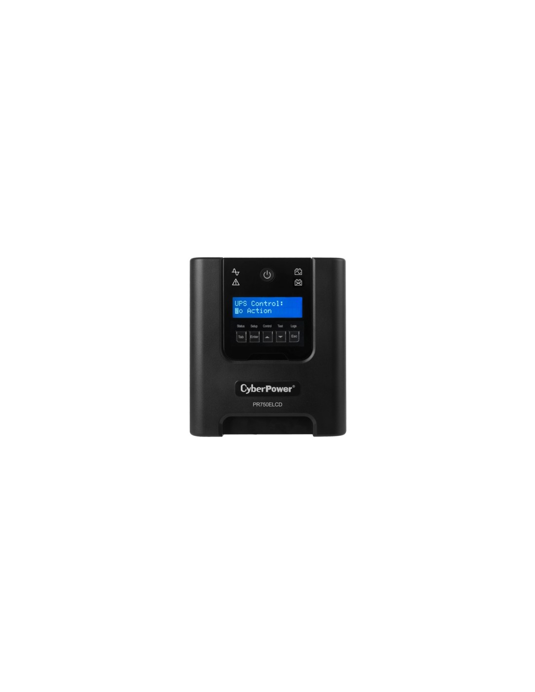 Sistema de alimentacion cyberpower interrumpida UPS 750va 675w 6 salidas AC negro PR750ELCD