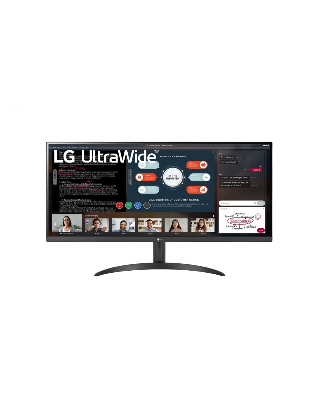 LG 34WP500-B monitor 86,4 cm 34p negro