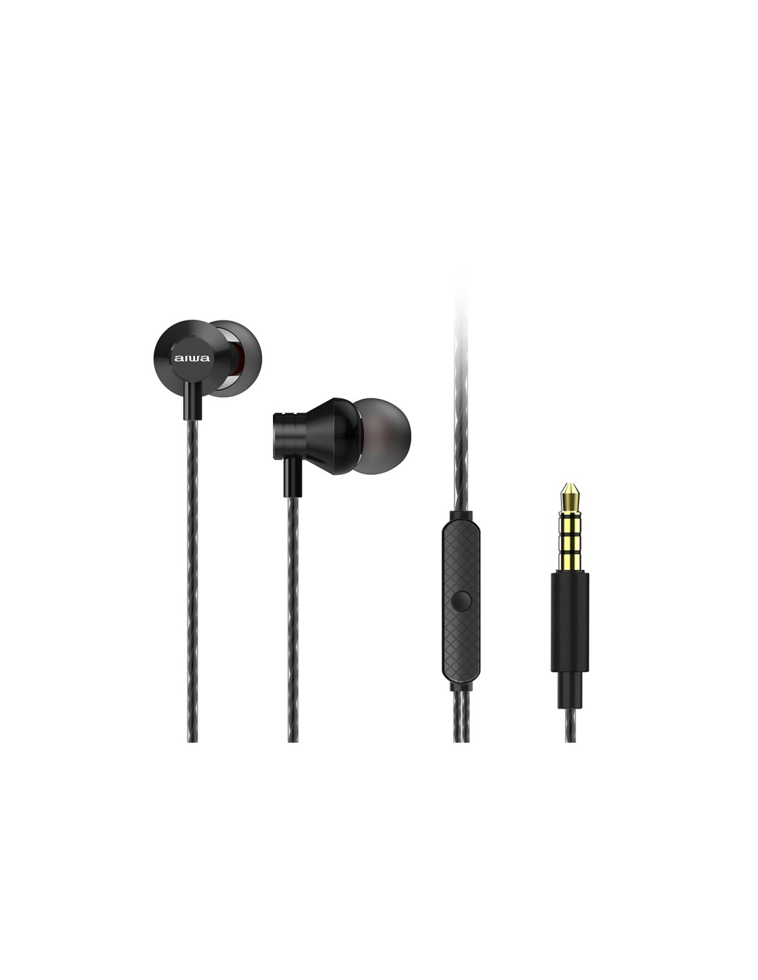 Aiwa ESTM-50BK auricular y casco Auriculares Alámbrico Dentro de oÍ­do Música