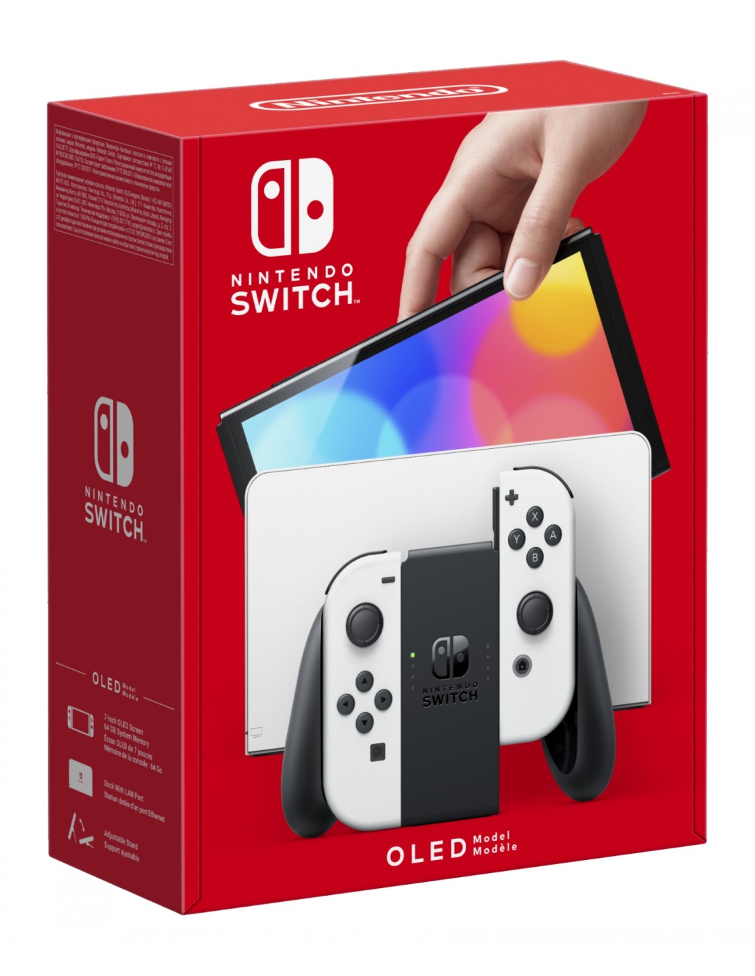 Nintendo Switch OLED videoconsola portátil 17,8 cm (7") 64 GB Pantalla táctil Wifi Blanco