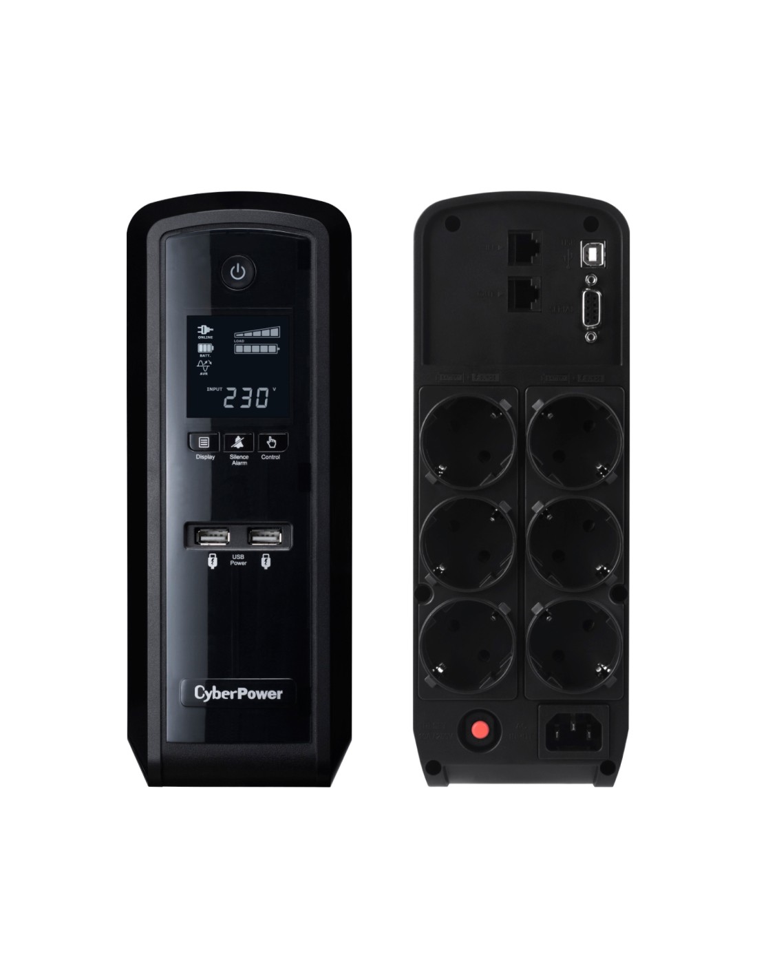 CyberPower CP1350EPFCLCD sistema de alimentación ininterrumpida (UPS) LÍ­nea interactiva 1,35 kVA 780 W 6 salidas AC