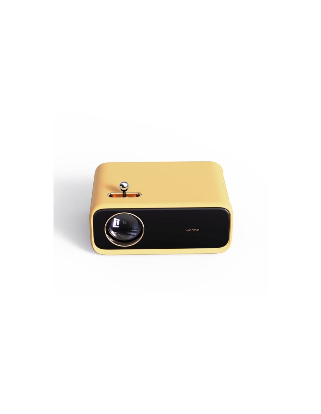 WANBO MINI XS01 proyector de película 200 lúmenes ANSI 800 x 480 Pixeles Amarillo