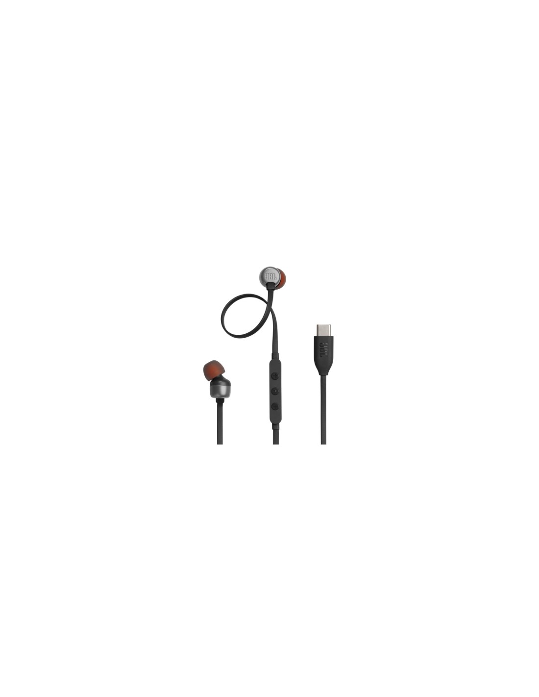 JBL Tune 310C Auriculares Alámbrico Dentro de oído Llamadas/Música USB Tipo C Negro